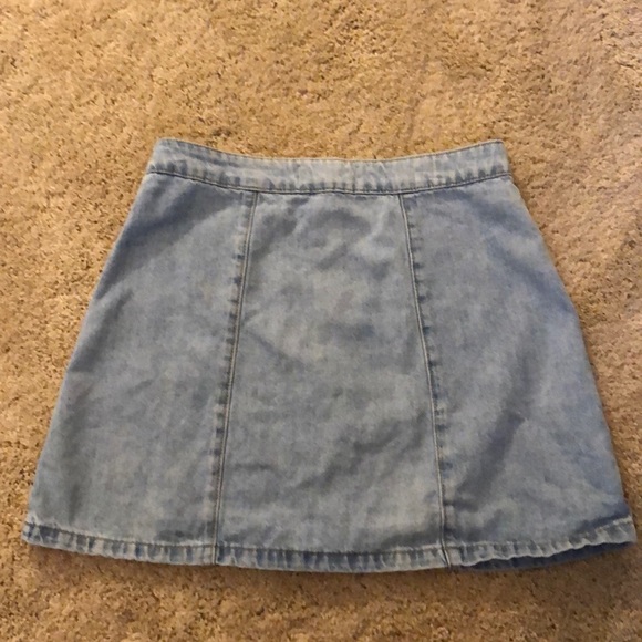 Pacsun Denim Button Up Skirt - Picture 2 of 2